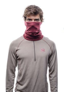 Chusta Buff Merino Wool Lightweight SOLID WINE..jpg