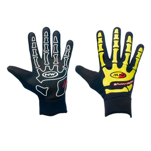 RĘKAWICZKI NORTHWAVE SKELETON ZIMOWE czarne żólte.jpg