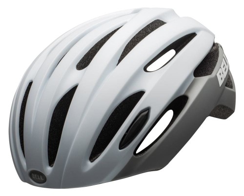 Kask szosowy BELL AVENUE matte gloss white gray ..jpg