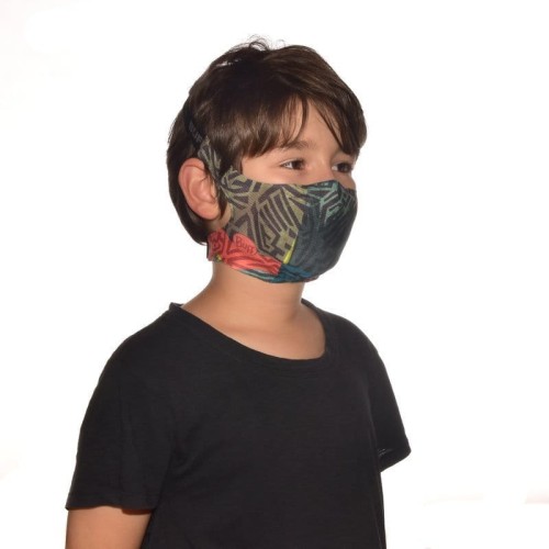 Maseczka dla dzieci BUFF FILTER MASK STONY GREEN_2.jpg