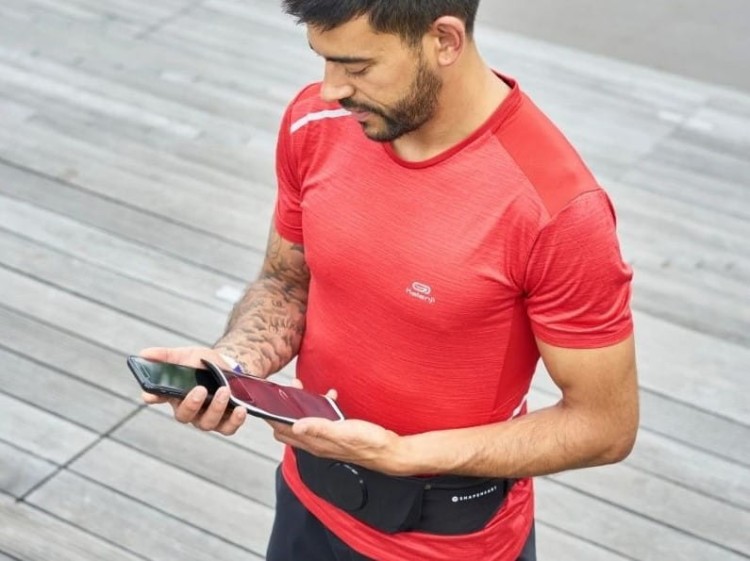 Pas do biegania z pokrowcem na telefon na biodra SHAPEHEART BELT AMZ roz.XL_3.jpg