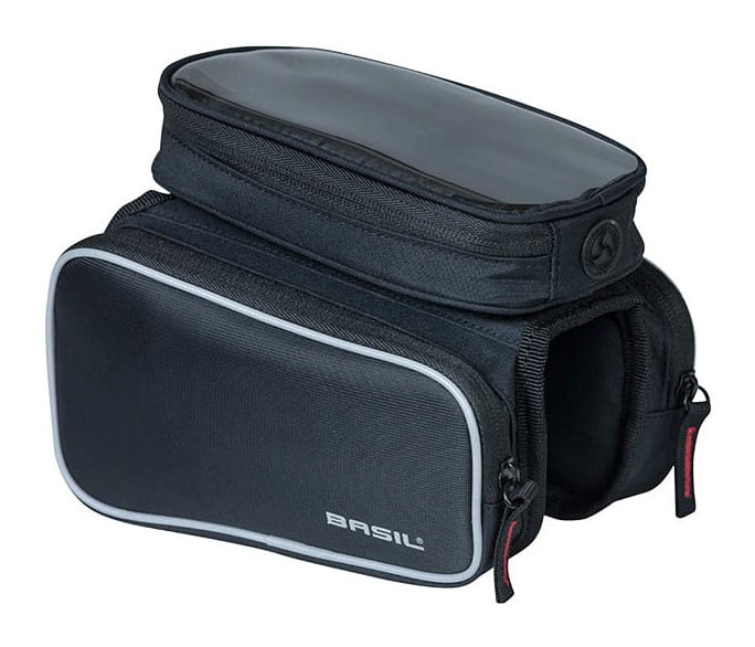 Torba na ramę BASIL SPORT DESIGN TOP TUBE FRAME DOUBLE BAG 1.5L, wodoodporna czarna 1.jpg
