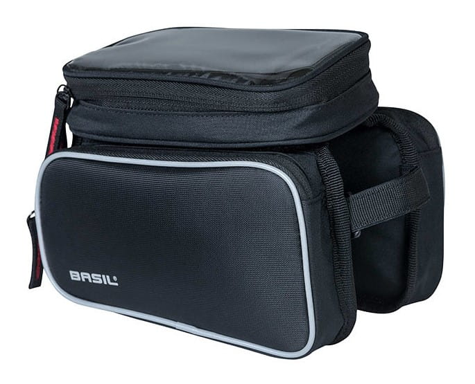 Torba na ramę BASIL SPORT DESIGN TOP TUBE FRAME DOUBLE BAG 1.5L, wodoodporna czarna 2.jpg