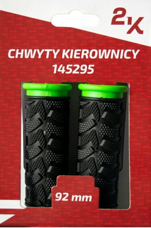 CHWYT KIEROWNICY 2K 92mm czarno-zielony.JPG