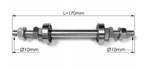 OŚ PIASTY TYŁ ŁOŻYSKA MASZYNOWE 170 mm wymiary.JPG