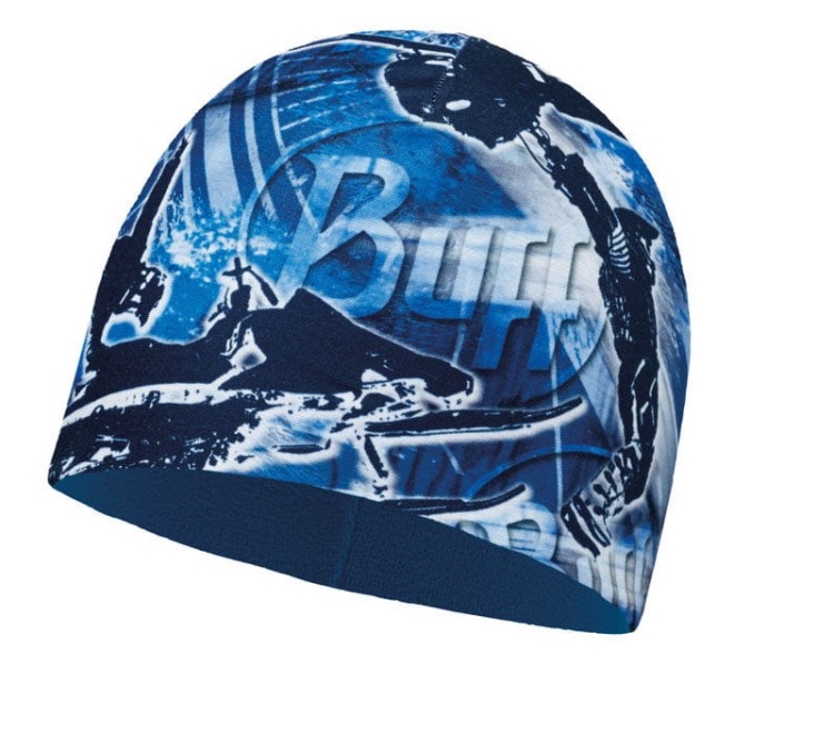 Buff Czapka Junior z Microfibry i Polaru JUMP BLUE.jpg