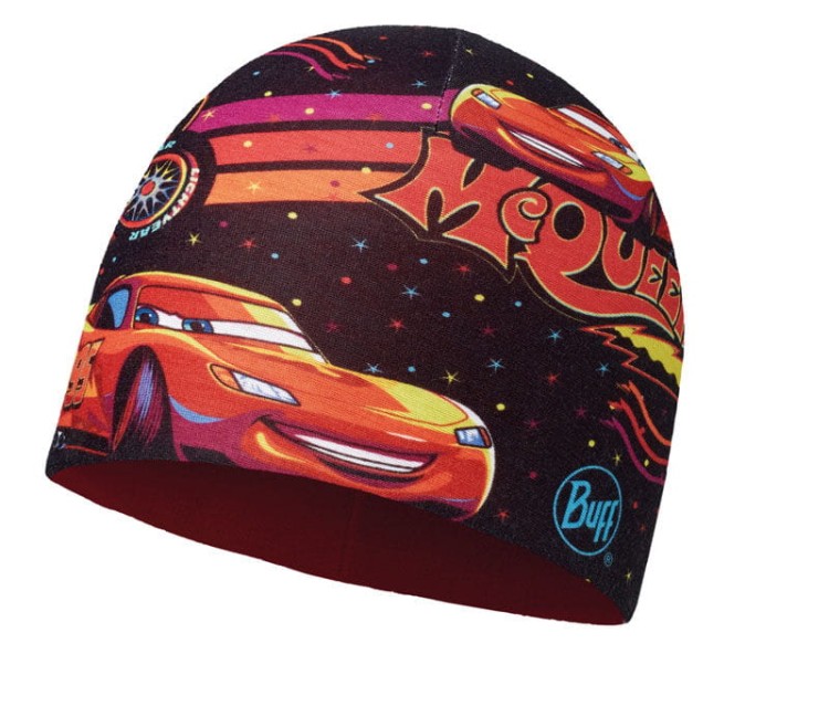 Buff Czapka Junior z Microfibry i Polaru CARS LIGHTS ON.jpg