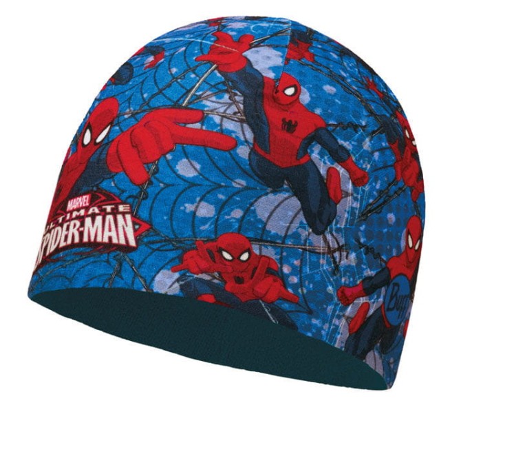 Buff Czapka Junior z Microfibry i Polaru SUPERHEROES WARRIOR BL.jpg