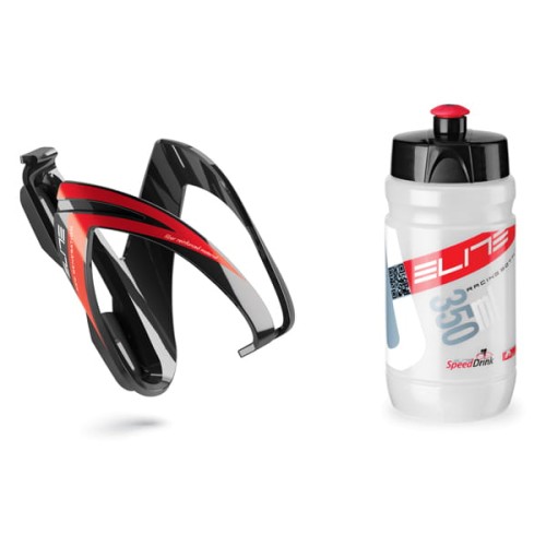 Elite Koszyk Kite Ceo + Bidon 350ml Czerwona Grafika.jpg