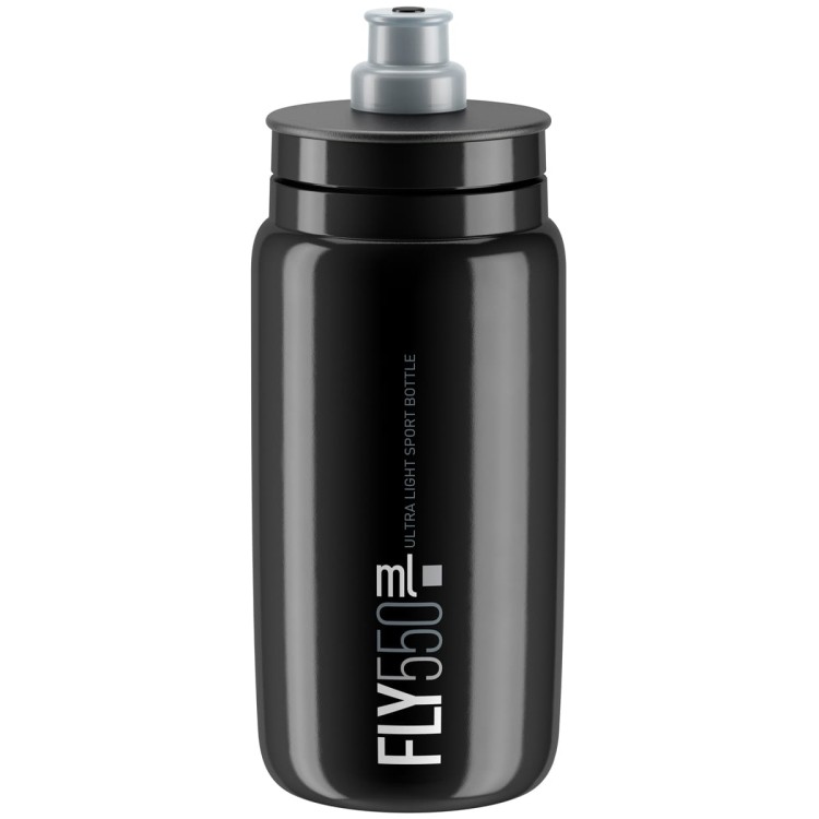 Elite Bidon Fly Black 2018 Grey 550ml.jpg