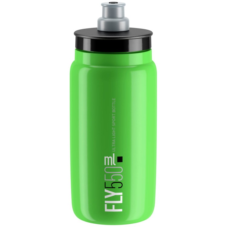 Elite Bidon Fly Green 2018 Black 550ml.jpg