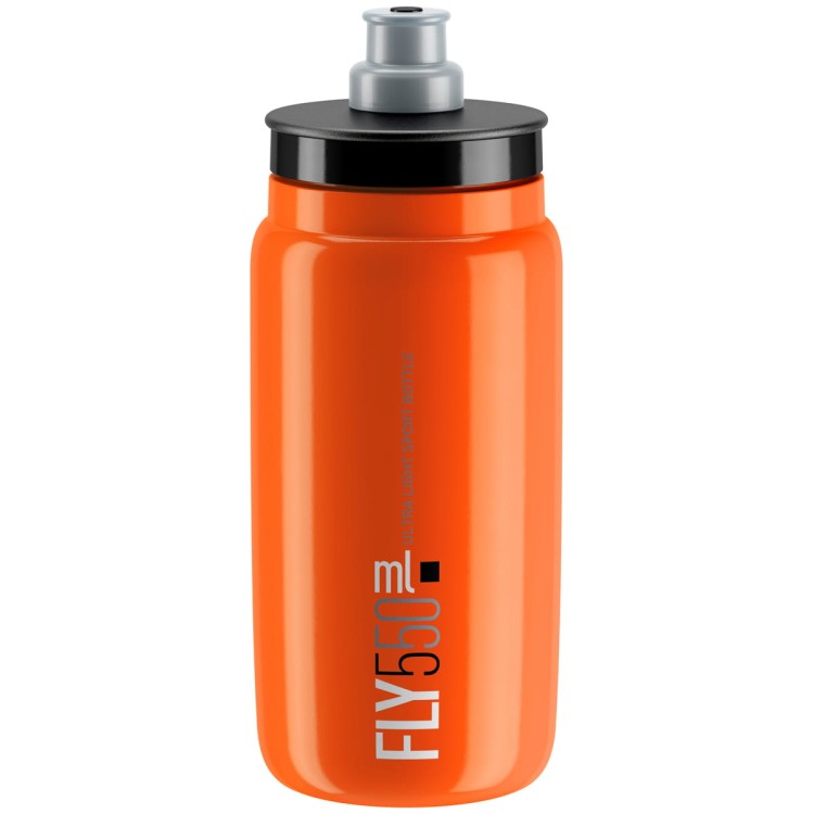 Elite Bidon Fly Orange 2018 Black 550ml.jpg