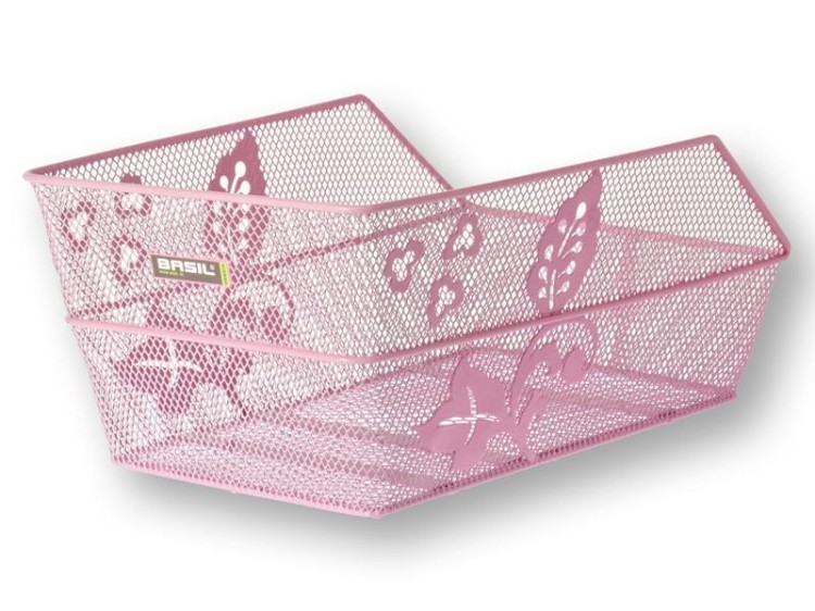 Kosz na tylny bagażnik BASIL CENTO FLOWER Mounting set for CENTO basket, stalowy różowy.jpg