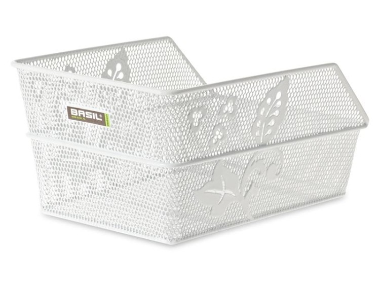 Kosz na tylny bagażnik BASIL CENTO FLOWER S Mounting set for CENTO basket, stalowy biały.jpg