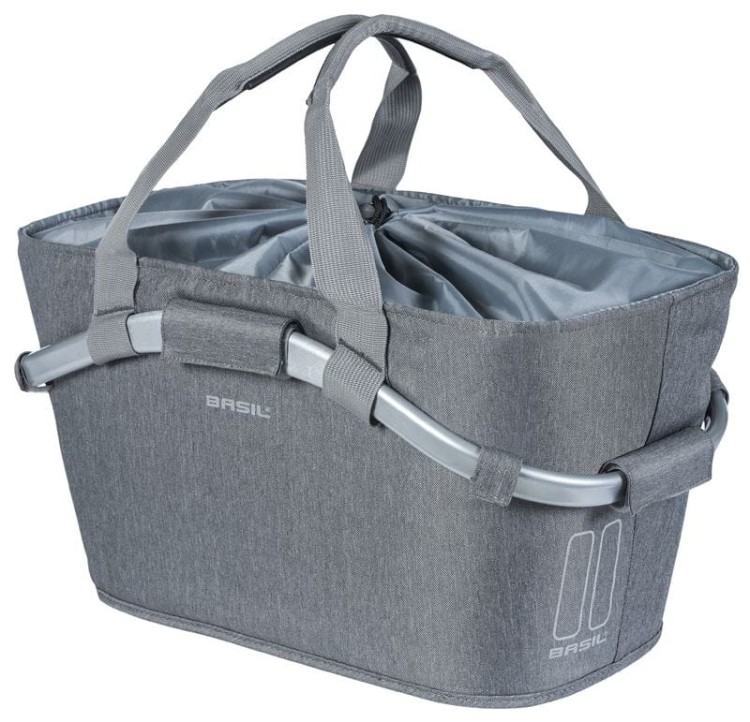 Kosz na tylny bagażnik BASIL 2DAY CARRY ALL REAR BASKET + sysytem mocowania MIK 22L szary.jpg