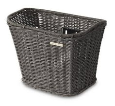 Kosz na kierownicę BASIL BOSTON RATTAN LOOK All BasEasy-system holders, syntetyczny ratan, szary (bez mocowania).jpg