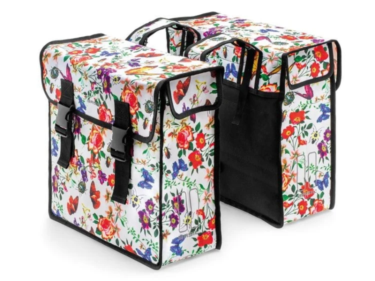 Sakwa miejska podwójna BASIL MARA XL 35L, mocowanie na paski, wodoodporny poliester, meadow.jpg