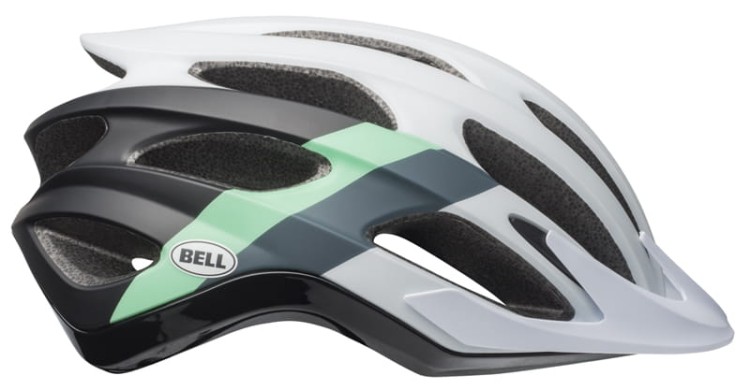 Kask mtb BELL DRIFTER logic matte gloss white black mint..jpg