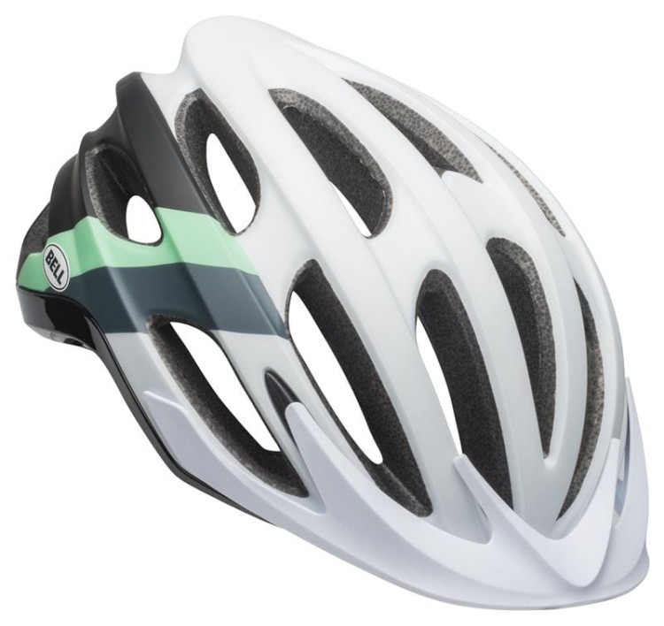 Kask mtb BELL DRIFTER logic matte gloss white black mint.jpg