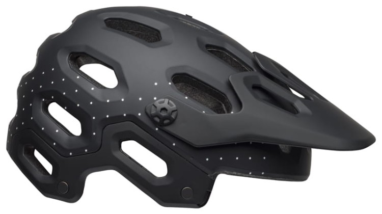Kask mtb BELL SUPER 3 virago matte balck white crimson.jpg