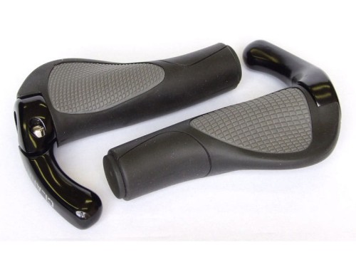 Chwyty kierownicy CLARK'S CE311 LOCK-ON ergonomiczne odpinane końcówki, czarne.jpg