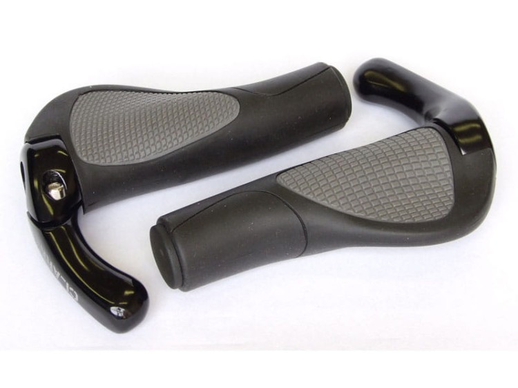 Chwyty kierownicy CLARK'S CE311 LOCK-ON ergonomiczne odpinane końcówki, czarne.jpg