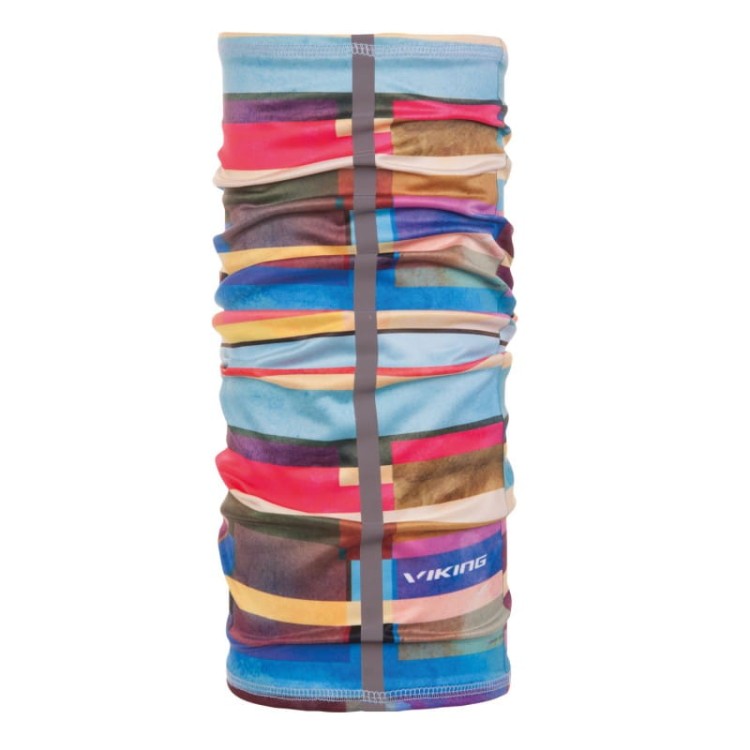 BANDANA VIKING KIDS REFLECTIVE kolorowe paski.jpg