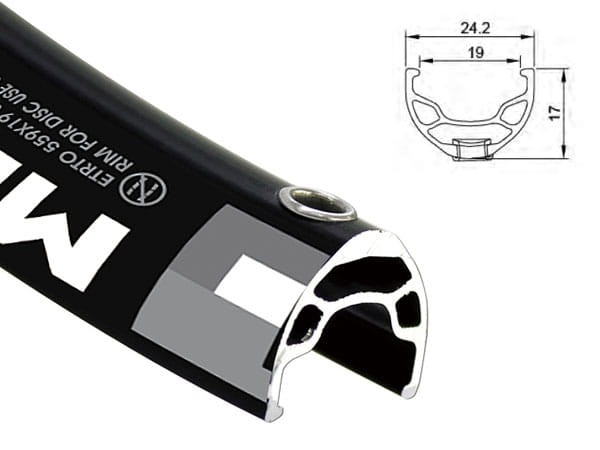 Obręcz mtb ALEXRIMS MD19 27.5x32otw. Tubeless Ready H.tarczowy kapslowana czarna.jpg