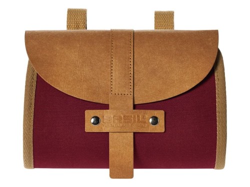 Torebka podsiodłowa BASIL PORTLAND SADDLE BAG 0,5L bordowa_1.jpg