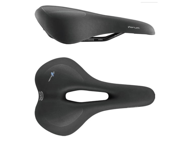 Siodło SELLEROYAL PREMIUM MODERATE 60st. FORUM żelowe + elastomery damskie 697g.jpg